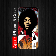 iPhone 5 Case,The Jimi Hendrix Experience Band Fans #3, Black Case